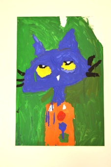 Pete the Cat Painting